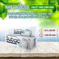 Gel Subạc cho các bệnh ngoài da do nhiễm vi khuẩn, virus như herpes, zona, thủy đậu (phỏng dạ), tay chân miệng, sởi