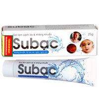 Gel Subạc, giúp kháng khuẩn, ngăn ngừa viêm niêm mạc miệng, làm sạch da