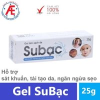 Gel SuBạc |Giúp sát khuẩn, tái tạo da, ngăn ngừa sẹo. Hỗ trợ điều trị tay chân miệng, thủy đậu, zona, herpes (Tub 25g)