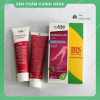 Gel suy giãn tĩnh mạch chân Veinoflux Arkopharma giảm đau mỏi, tê, phù, gel massage từ tinh dầu bạc hà menthol