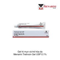 Gel tái tạo trẻ hóa, hỗ trợ điều trị các vấn đề da Menarini Tretinoin Gel USP 0.1% w/w