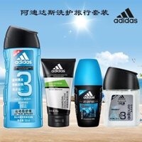 Gel tắm Adidas Điểm đóng băng Passion Dầu gội chống ngứa Sữa tắm Sữa rửa mặt Bộ du lịch cuộn-On chống mồ hôi 10.
