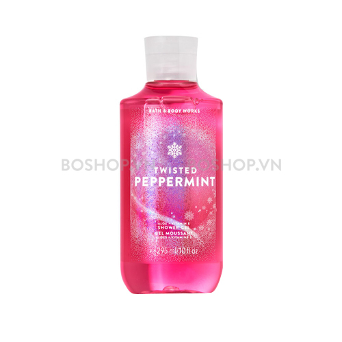 Gel tắm Bath&BodyWorks Twisted Peppermint Shower 295ml