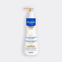 Gel Tắm Cho Trẻ Sơ Sinh & Em Bé Da Khô Nourishing Cleansing Gel with Cold Cream Mustela 300ml