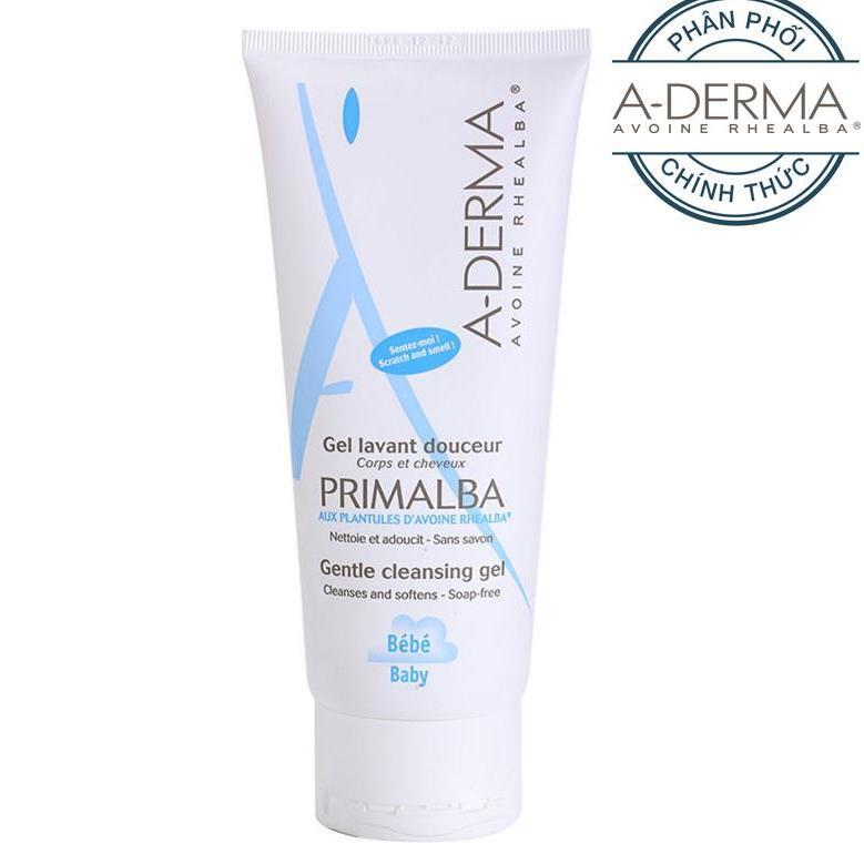 Gel tắm dịu nhẹ cho bé A-Derma Primalba Gentle Cleansing Gel 200ml