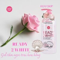 Gel tắm dưỡng trắng da Cathy Doll Ready 2 White pearl rose serum 500ml Thái Lan