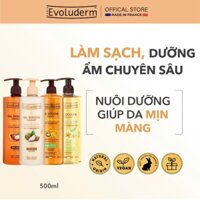 Gel tắm Evoluderm chiết xuất Mật Ong và Bơ Hạt Mỡ 500ml (17301)