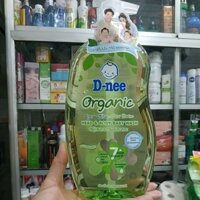 GEL TẮM GỘI AN TOÀN CHO BÉ D-NEE ORGANIC 800ML, CHIẾT XUẤT TỰ NHIÊN VỚI THÀNH PHẦN DỊU NHẸ