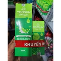 Gel tắm gội Bé thảo dược Yoosun Rau Má 200ml kèm gel mụn .Làm sạch nhẹ nhàng, loại bỏ bụi bẩn