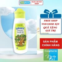 Gel Tắm Gội Cho Bé Crevil Kidcare - An Toàn Dịu Nhẹ Dưỡng Ẩm Và Ngăn Ngừa Rôm Sảy Lọ 300ml