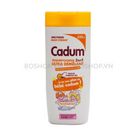 Gel Tắm Gội Cho Trẻ Cadum 400ml Hương Mơ