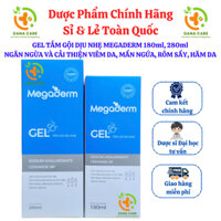 Gel tắm gội Megaderm Dịu Nhẹ, Phòng Ngừa Các Bệnh Ngoài Da Dùng Được Cho Trẻ Sơ Sinh - 180ml, 280ml