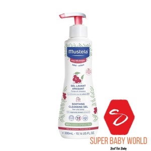 Gel tắm gội Mustela da rất nhạy cảm 300ml