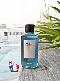 Gel Tắm Gội Nam Bath & Body Works - Ocean For Men - 3 -In-1 Hair + Body Wash For Men 295mL