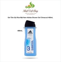 Gel Tắm Gội Rửa Mặt Nam Adidas Shower Gel Climacool 400mL