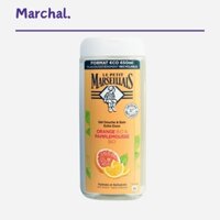 Gel Tắm Hữu Cơ 92% Le Petit Marseillais Pháp 650ml Chiết Xuất Hương Cam & Bưởi Hồng Giúp Làm Sạch Da Lưu Hương Thơm