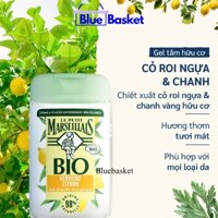 Gel tắm Hữu Cơ 98% Le Petit Marseillais Pháp 250ml Cỏ Roi Ngựa & Chanh Giúp Làm Sạch Sâu, Da Mềm Mại
