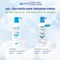Gel tắm Novocare Freeskin giảm mụn lưng, mụn cơ thể, mờ thâm, sáng da, giảm viêm nang lông, giảm sưng mụn, dưỡng ẩm
