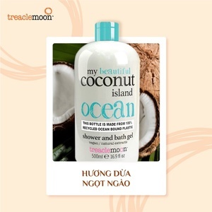 Gel tắm tinh dầu dừa Treaclemoon 500ml