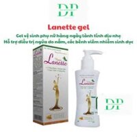 Gel tắm và vệ sinh phụ nữ - Gel nghệ Nano Curcumin LANETTE Chai 100ml - BN - Giảm thâm - Chống ngứa - Dưỡng ẩm