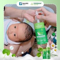 Gel Tắm Yoosun Rau Má - Gel tắm gội thảo dược cho bé mát da ngừa rôm sảy mẩn ngứa, Tắm gội cho bé