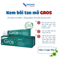 Gel tan mỡ bụng, săn chắc thon gọn eo đùi GROS chiết xuất tiêu ớt gừng quế - tuýp 50g