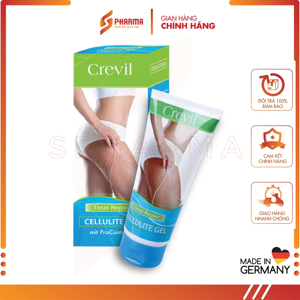 Gel tan mỡ chống rạn da Crevil total repair cellulite - 200ml