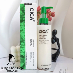 Gel tẩy da chết Nature Republic Green Derma Mild Peeling Gel 150ml