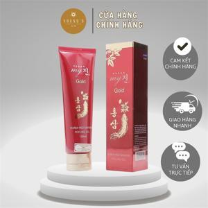 Gel tẩy da chết sâm đỏ My Gold 130ml