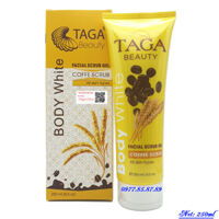 Gel tẩy tế bào chết dành cho Body chiết xuất từ tinh chất cà phê và Yến mạch TAGA Beauty (250ml)