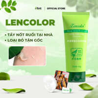 Gel tẩy tế bào chết lô hội - Gel nha đam LENCOLOR tẩy tế bào chết, làm sạch bụi bẩn, mụn ẩn, se khít lỗ chân lông,...