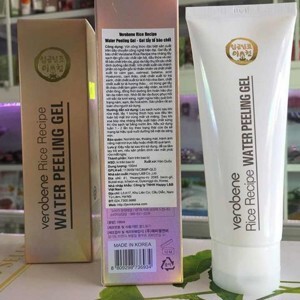 Gel tẩy tế bào chết Verobene Rice Recipe Water Peeling Gel 100ml
