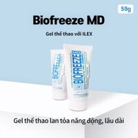 Gel thể thao Biofreeze MD với Gel làm mới lâu dài ILEX (59g) 2 oz