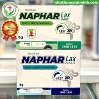 Gel Thụt Táo Bón Naphar Lax Người Lớn 8g/ Trẻ Em 5g