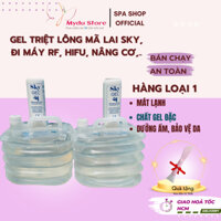 Gel Trắng Triệt Lông Đi Siêu âm Rf Hifu SKy Mã Lai Màu Trắng Trong An Toàn Không Kích Ứng Can 5l