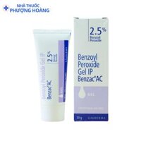 Gel trị mụn Benzac AC Gel IP 2.5% Benzoyl Peroxide (Tuýp 30g)