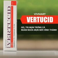 Gel Trị Mụn Trứng Cá Vertucid Gel 15g