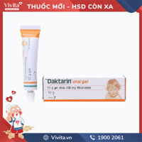 Gel trị nấm miệng, họng Daktarin oral gel | Tuýp 10g