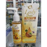 Gel vệ sinh LADY QUEEN Nghệ Tây- Hỗ trợ làm hồng vùng kín, khi hư, ngăn ngừa mùi 24h. Chai 150ml