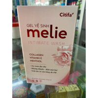 Gel Vệ Sinh Phụ Nữ MELIE, Thành phần chứ Collagen, Vitamin E, Menthol, chống viêm nhiễm, khử mùi hôi.180ML