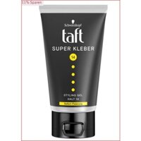 Gel vuốt tóc cho nam cực mạnh Taft MEN Super Kleber Power Gel