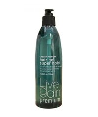 Gel vuốt tóc cứng Livegain Premium Hair Super Hold 450ml, tạo kiểu vuốt cho tóc thẳng dựng dành cho Nam và Nữ