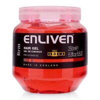 Gel vuốt tóc giữ nếp vừa Enliven Hair Gel Firm độ cứng 3/5 250ml