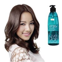 Gel vuốt tóc xoăn Live Gain (xanh) 450ml, giữ nếp cả ngày, không bết dính, không bám bụi, gel livegain