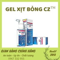 Gel xịt bỏng CZ - Giảm nhanh đau rát, làm mát da, dùng cho trẻ em và người lớn