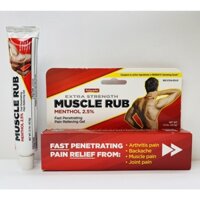 Gel xoa bóp giảm đau lưng gân cơ khớp Extra Strength Muscle Rub 42.5g của Mỹ