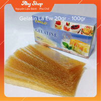 Gelatin lá EWALD hộp 1kg ⚡ CHẤT LƯỢNG CAO⚡Gelatin lá có thể dùng làm bánh, kẹo dẻo, thạch rau câu