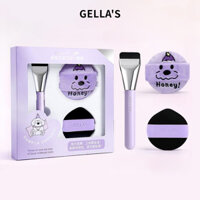 GELLA'S Bông Phấn Cụ Trang Điểm Mút Đánh Phấn Phủ Hai Mặt Cọ Trang Điểm