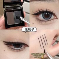 gellas Bột kẻ mắt hai tông màu, bột nhũ nhung, bột kẻ mày không phai, lâu trôi, dễ sử dụng tự nhiên