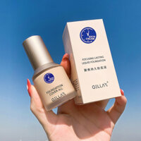Gellas Focus Holding Liquid Foundation Kem nền chai tròn Dễ dàng tô màu Kem nền dạng lỏng dưỡng ẩm 3.31